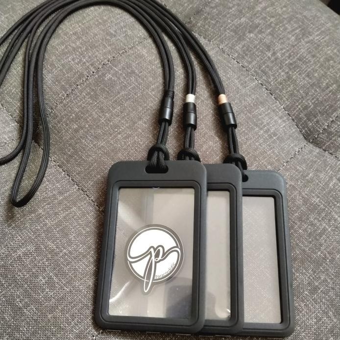 

ready Simplex Lanyard with quick release pop barrel. card holder 2 sisi. murah