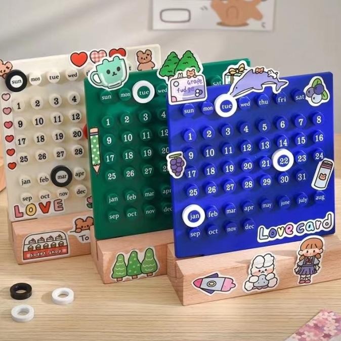 

ready Kalender Meja Abadi Permanent Calendar Diy Kalender murah