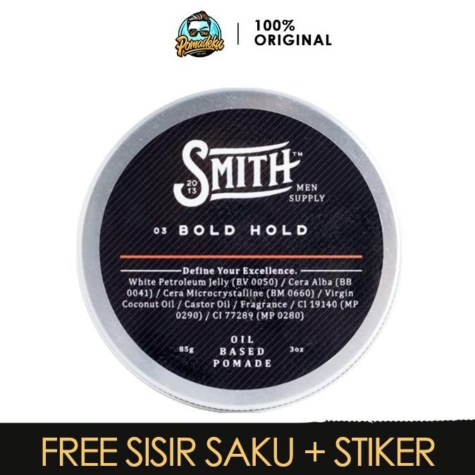 tersedia smith pomade bold hold oil based strong hold