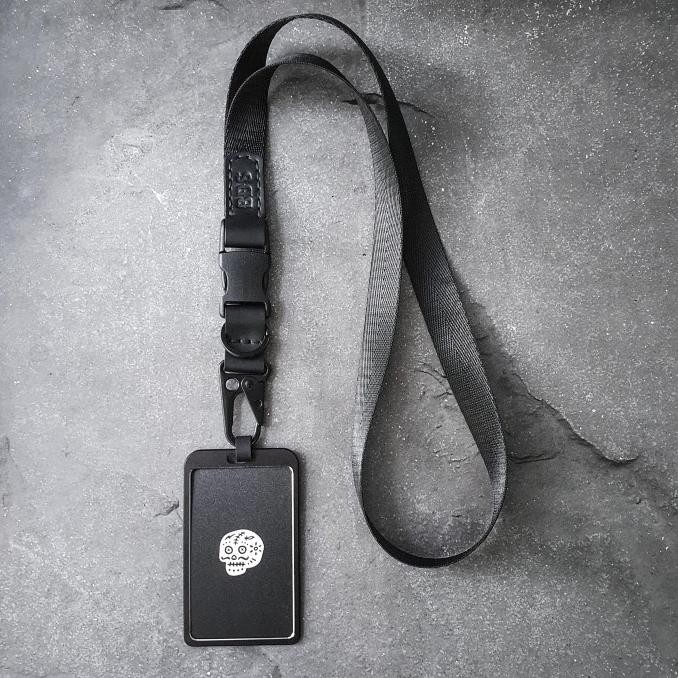 

ready BLACKWING - BDS Double function lanyard ID card Holder keychain murah