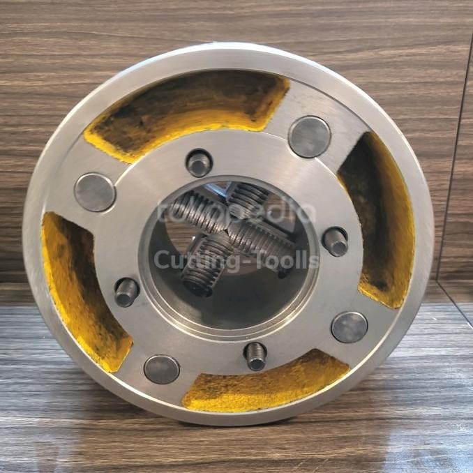 CHUCK BUBUT 10IN KAKI 4 CLAW BUBUT 4 JAW CATOK KEPALA BUBUT 10INCHI murah