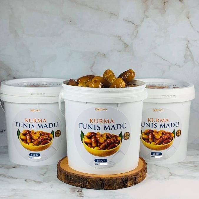 

New kurma tunisia madu ember 850gr - Kurma Tunis Madu Tanpa Tangkai Berkualitas