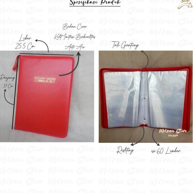 

ready Dokumen Keeper Resleting Anti Air 60 Lembar / Map Dokumen / Map Ijazah / Map Resleting / Dokumen Keeper Resleting murah