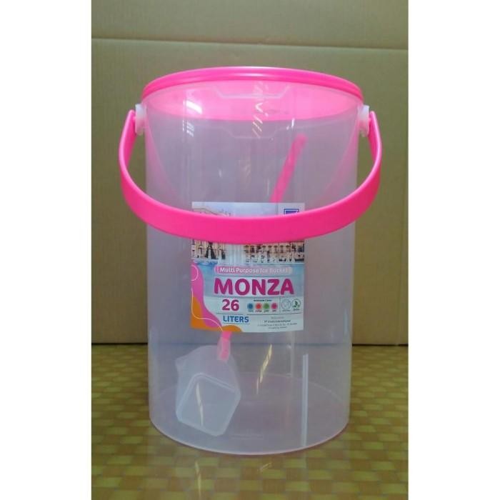 MONZA 26 Liter Tempat Air Minum Es Buah Kran Air Simple Wadah Plastik
