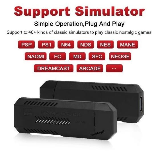4K Game Stick Gen 2 Plus X2 Plus Game Console Wireless Gamepad HDMI murah