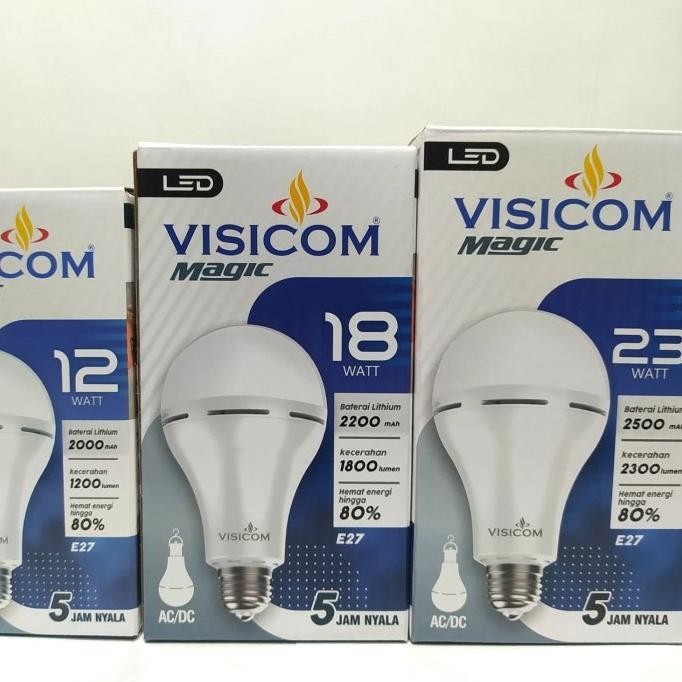 Lampu Led Emergency Visicom/Lampu Megic Visicom 12W, 18W, 23W Co
