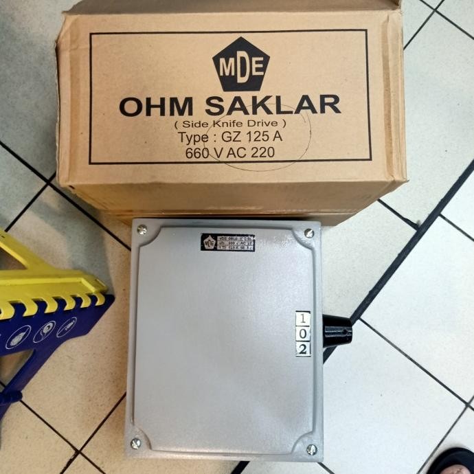 Ohm Saklar (Side Knife Drive) Gz 125A,400A,250A 600V Ac 220 Mde New Stok