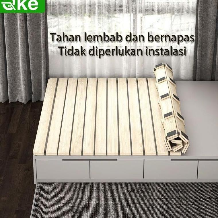 Dipan palet kayu Ranjang Kayu Tatakan Divan Dapat dilipat Tahan lembab