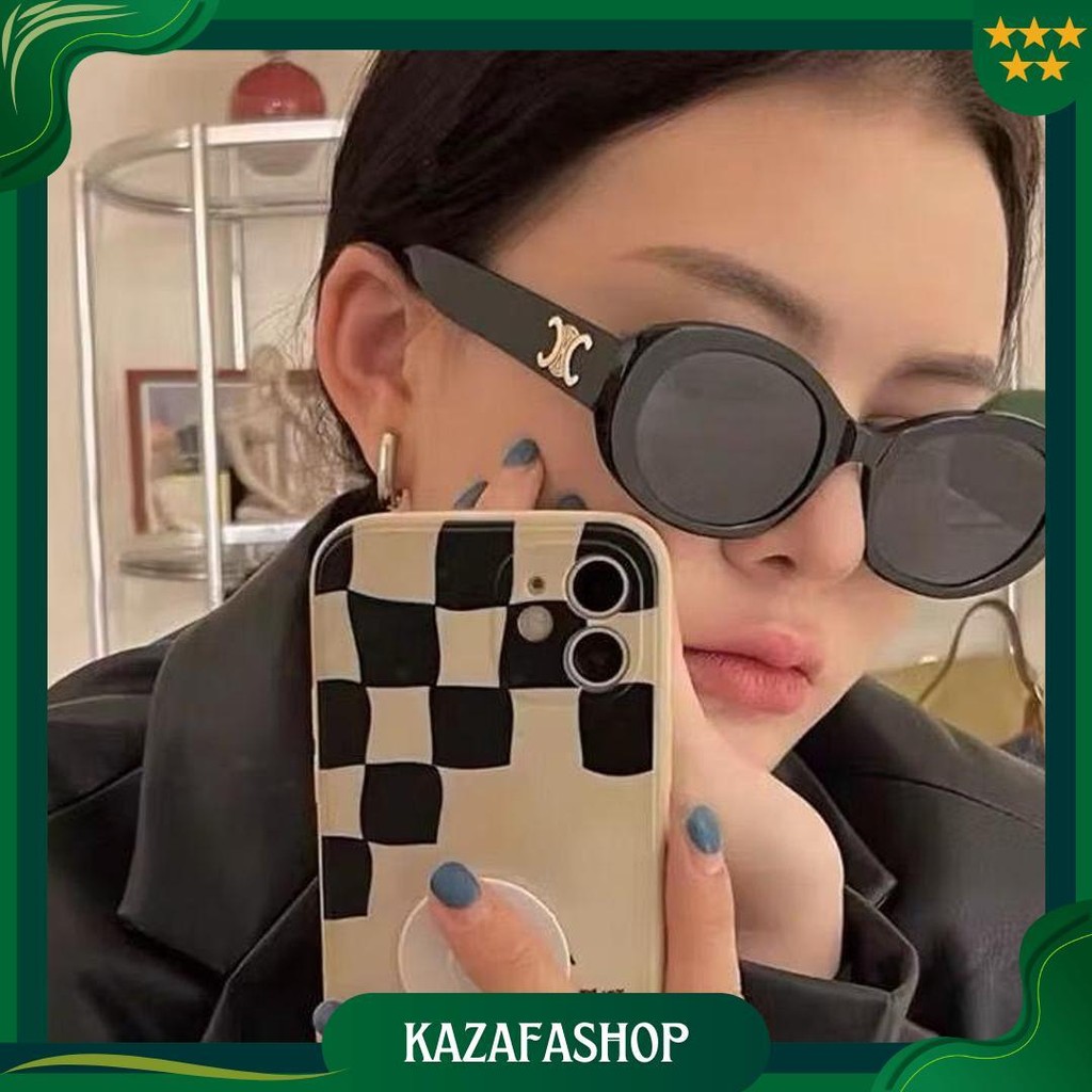 Wd Kacamata Hitam Korean Harajuku Style Round Sunglasses Same Style Of Fashion Stars K65 15968 Ori