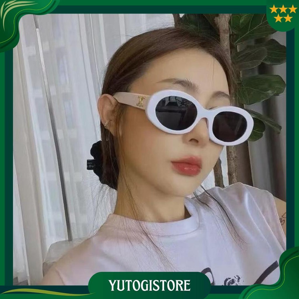 Wd Kacamata Hitam Korean Harajuku Style Round Sunglasses Same Style Of Fashion Stars K65 15968 Ori