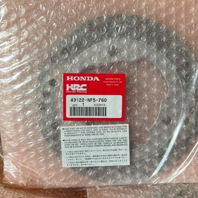 Disk Belakang Hrc Nf5 Nx4 Oz racing Original Made in Japan