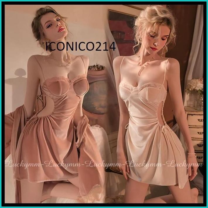SEXY LINGERIE DRESS WANITA BAJU TIDUR SEXY WANITA / LINGERIE SEXY DRESS VELVET WANITA 304