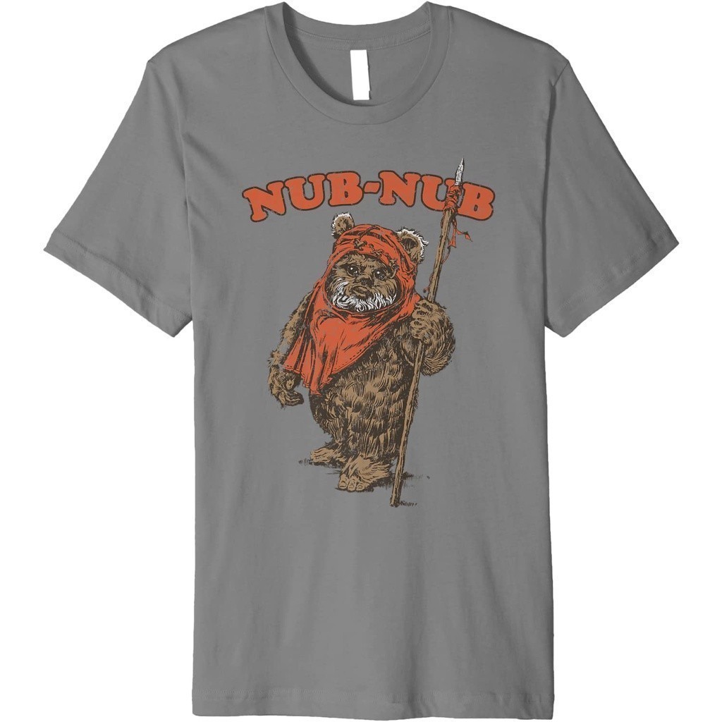 Baju Kaos Star Wars Nub-Nub Ewok Vintage Camp Premium T-Shirt Premium Cotton Combed 24s Original 100