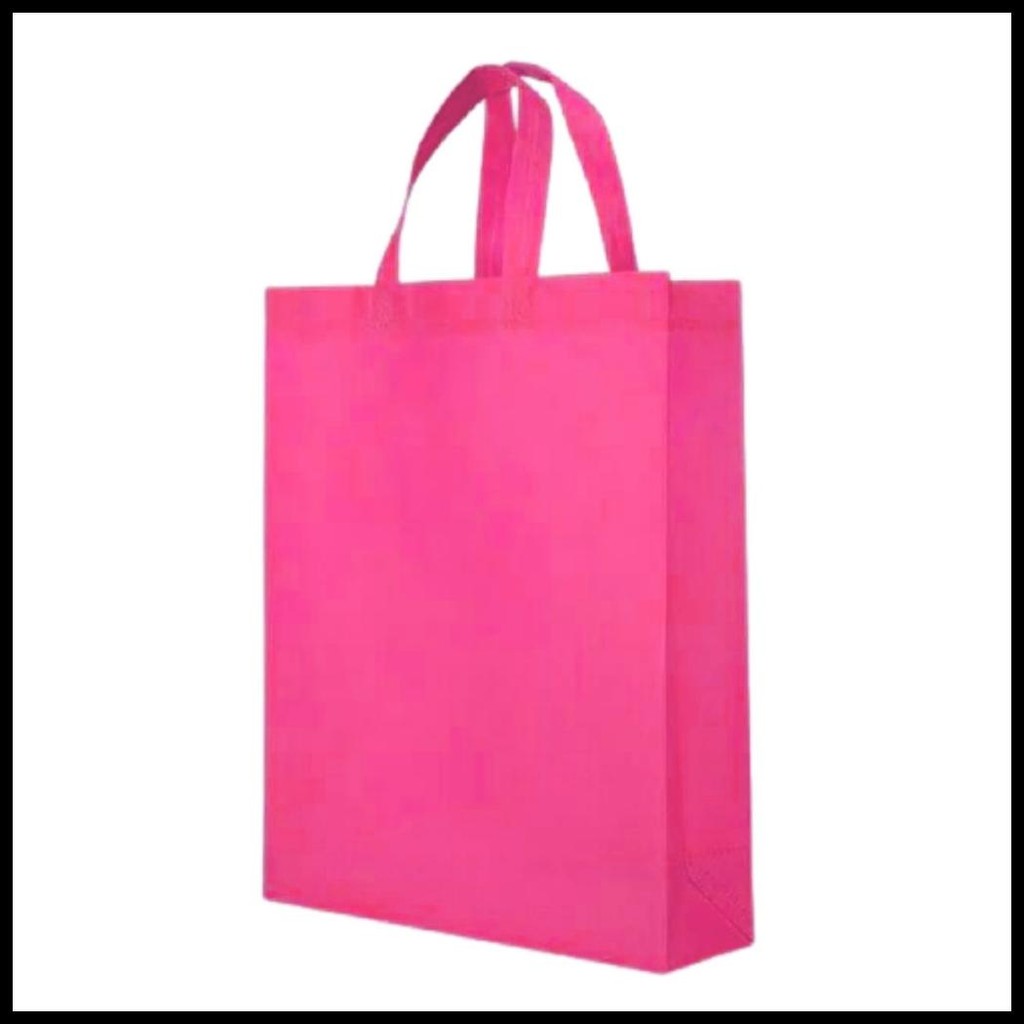 

Ready Spunbond Goodie Bag Tas Belanja Model Tali Handle Kantong Kain All Warna 5 Lusin {Terlaris|Best Seller}