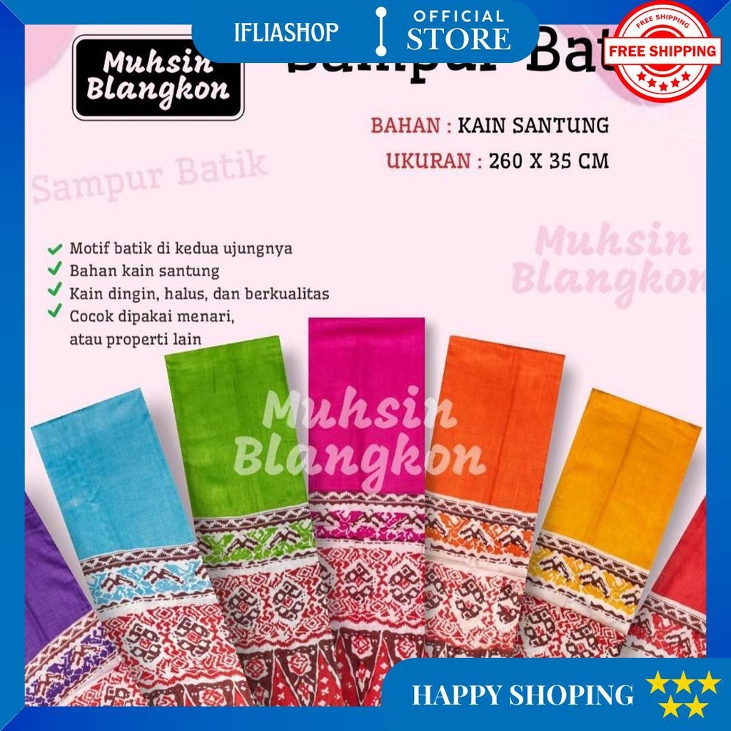 Sampur Tari Batik / Selendang Menari / Accesories Menari / Selendang Tari Sale