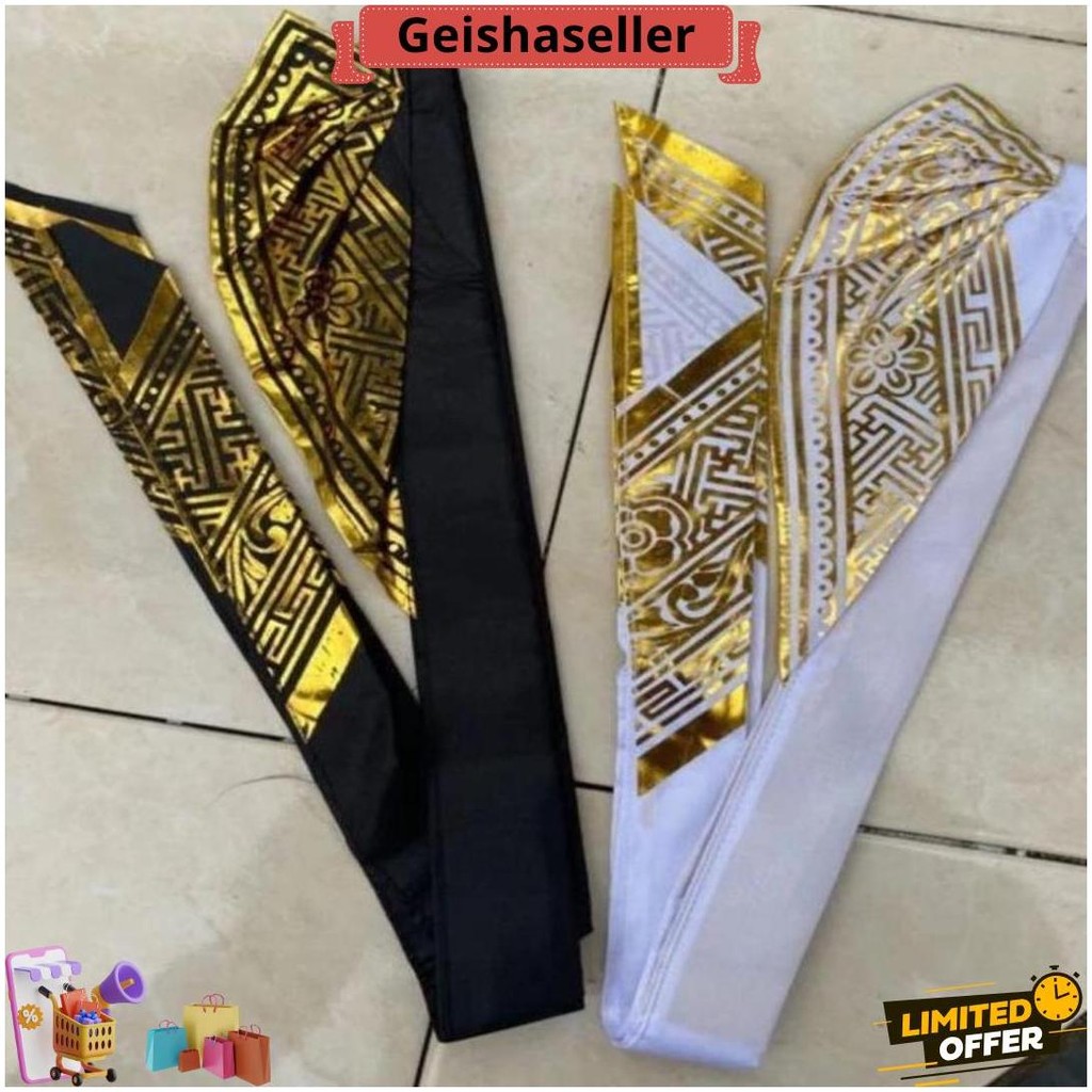 Udeng Bali Prada_Udeng Bali Belum Jadi_Udeng Bali Motif Kotak Terlaris