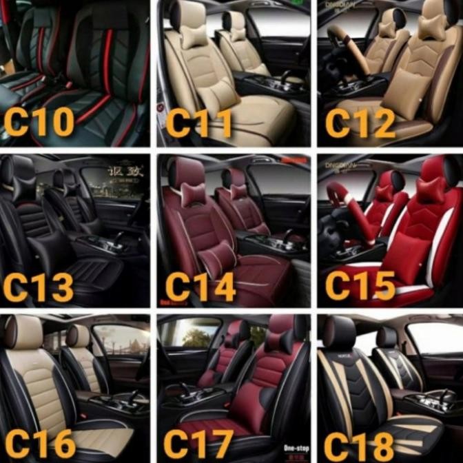 New Sarung jok mobil murah 2 seat agya ayla brio bahan myo dan mb tech
