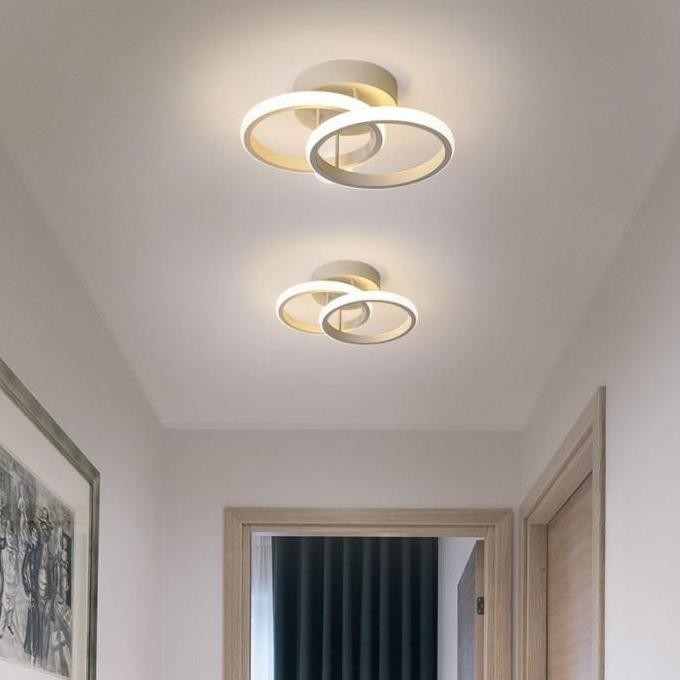 Lampu Plafon LED Lampu Hias ern Lampu 3 Warna