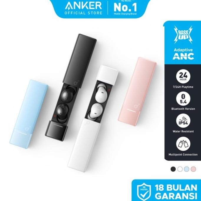 Murah Anker Soundcore A30I Nc Tws A30I Nc Bt 5.4 - A3958 Earbuds Airpods