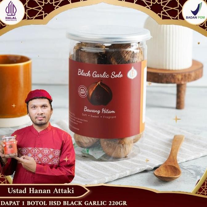 

Sale Bawang Hitam Hsd 220 Gr Premium Spices Qc, 1 Botol - Asam Manis Unik - Black