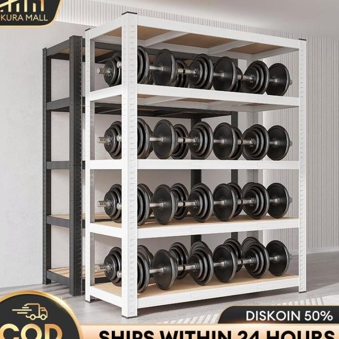 Rak Besi Siku 5 susun Rak Gudang Rak Besi Susun Rak susun Serbaguna