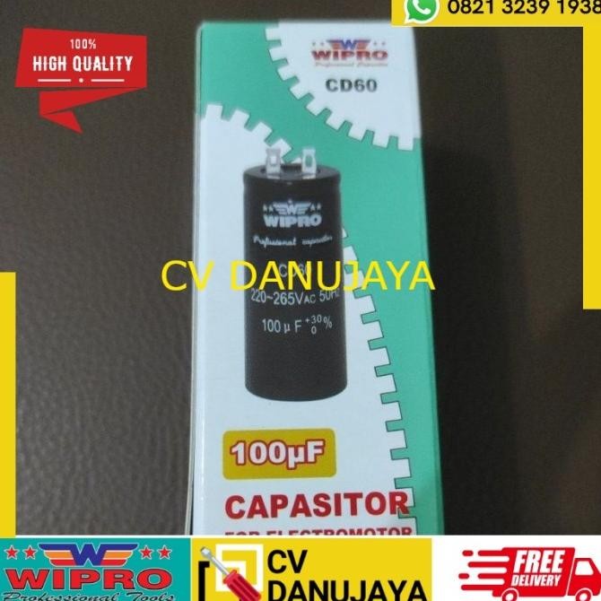 Sale Kapasitor Capasitor Bulat Dinamo Wipro 75Uf 100Uf 200Uf 250Uf 300Uf