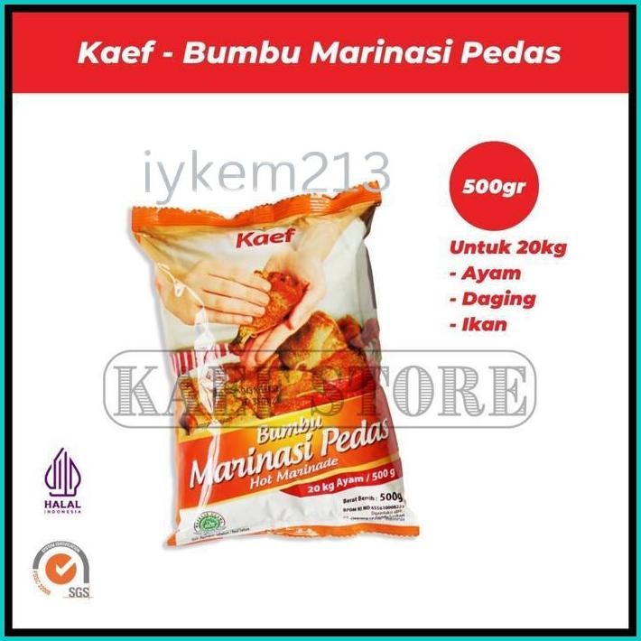 

HOT MARINADE KAEF | BUMBU MARINASI PEDAS | 500 GRAM