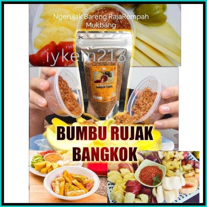 

BUMBU RUJAK BANGKOK BUAH PEDAS MANIS ASIN / BUAH JAMBU KRISTAL - KHAS THAILAND / BUMBU TABUR - RMH001