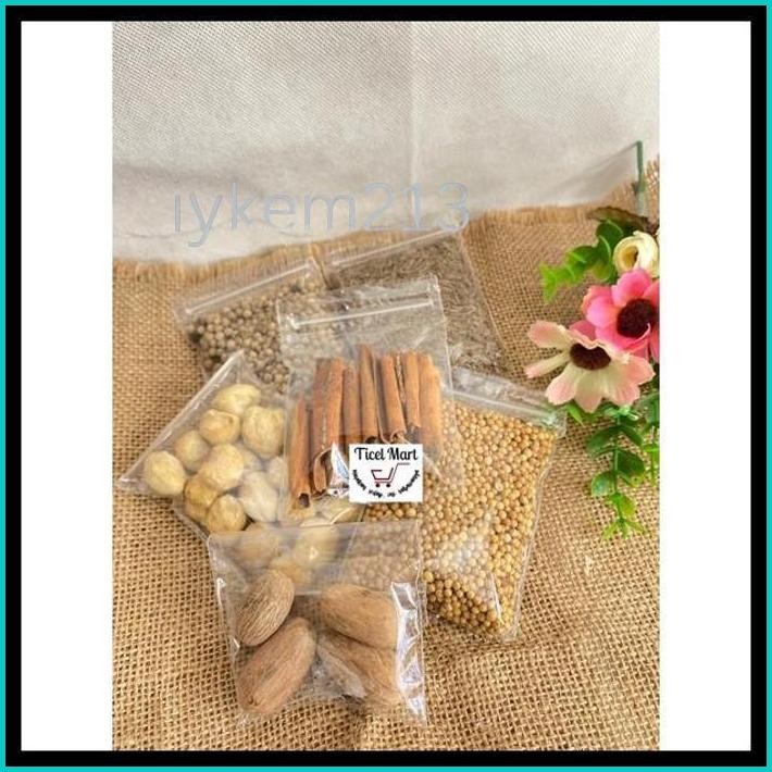 

25-50GR | ANEKA REMPAH EKONOMIS | KAYU MANIS KETUMBAR JINTEN LADA KEMIRI ADAS MANIS KAPOLAGA CENGKEH ASAM KANDIS PALA PEKAK BUNGA LAWANG KLABET ALBA HULBAH ROSEMARY PARSLEY OREGANO THYME BUMBU DAPUR ANGKAK