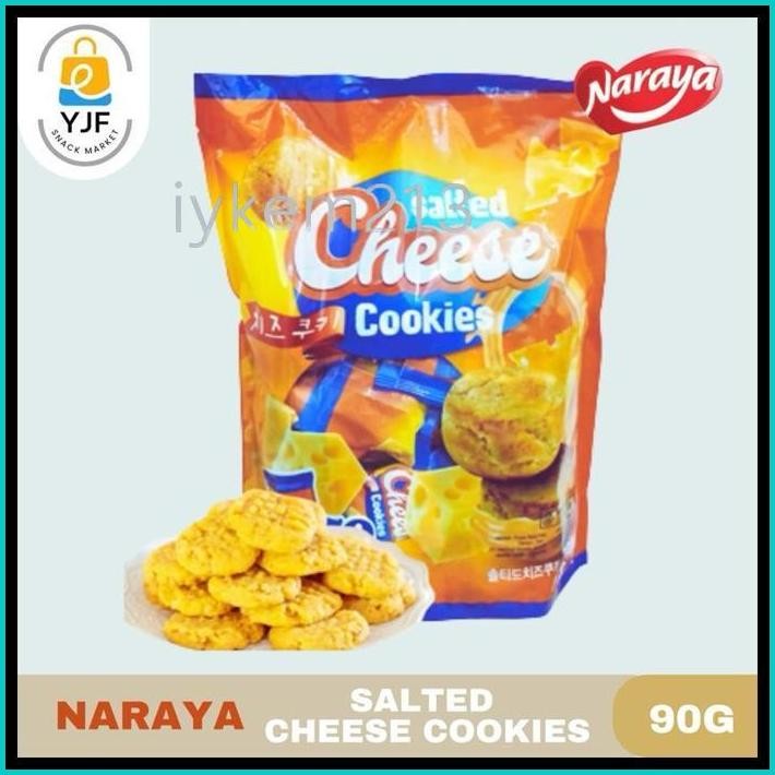 

NARAYA SALTED CHEESE COOKIES / KUE KEJU ASIN / CEMILAN SNACK KUE KERING KEJU / COOKIES CHEESE - 90G