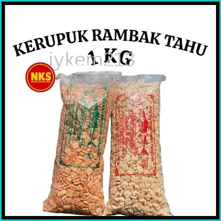 

1KG KERUPUK RAMBAK TAHU KOTAK ,CEMILAN MEDAN FOOD CAMILAN SNACK
