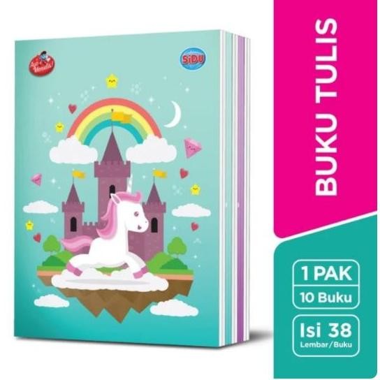 

(10PC) BUKU TULIS SIDU 38 LBR / BUKU SEKOLAH ANAK SINAR DUNIA