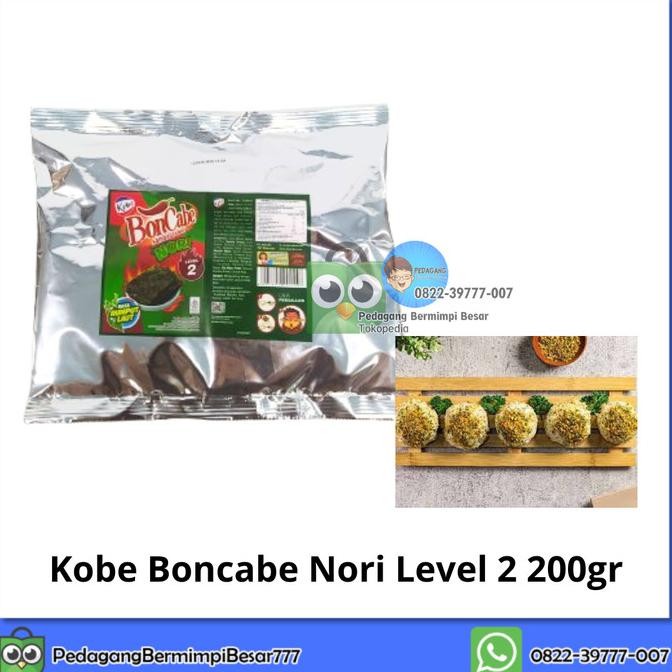 

Sale Kobe Boncabe Nori Level 2 200Gr | Kobe Boncabe Nori Sambal Tabur