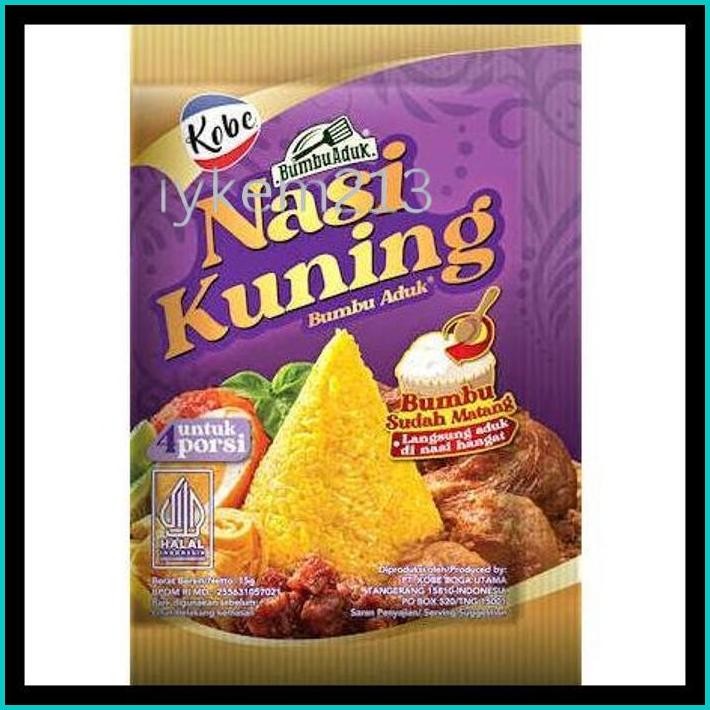 

KOBE BUMBU NASI UDUK/KUNING/BEBEK/RENDANG 15GR