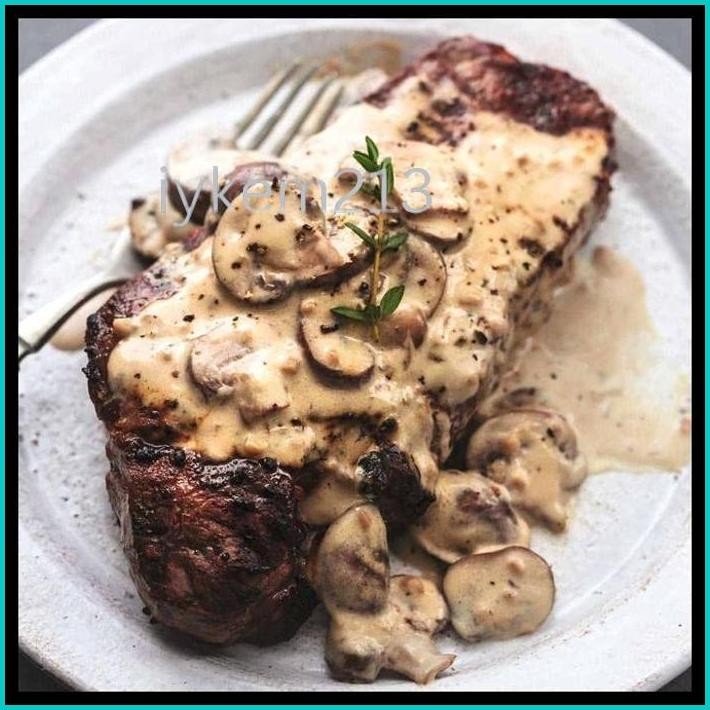 

APRON KITCHEN MUSHROOM JAMUR SAUS BUMBU MASAK STEAK DAGING 250ML