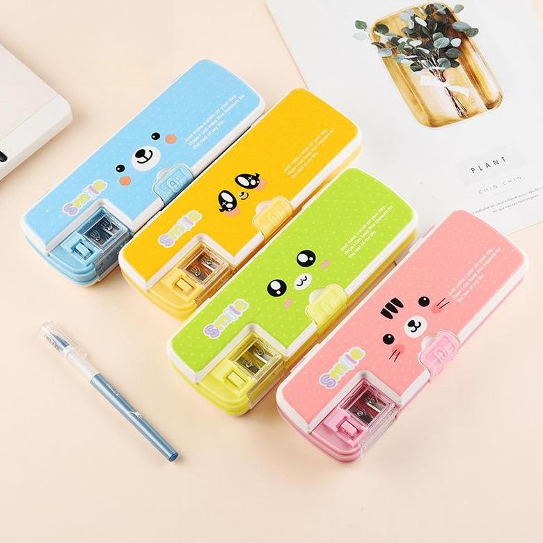 

KOTAK PENSIL PENCIL CASE DOUBLE-LAYER MULTIFUNGSI ALAT TULIS SEKOLAH LUCU KAPASITAS BESAR