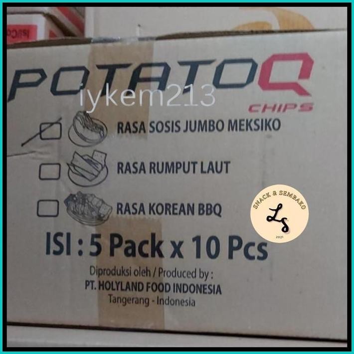 

POTATO Q CHIPS 1 PACK ISI 10 PCS @28GR