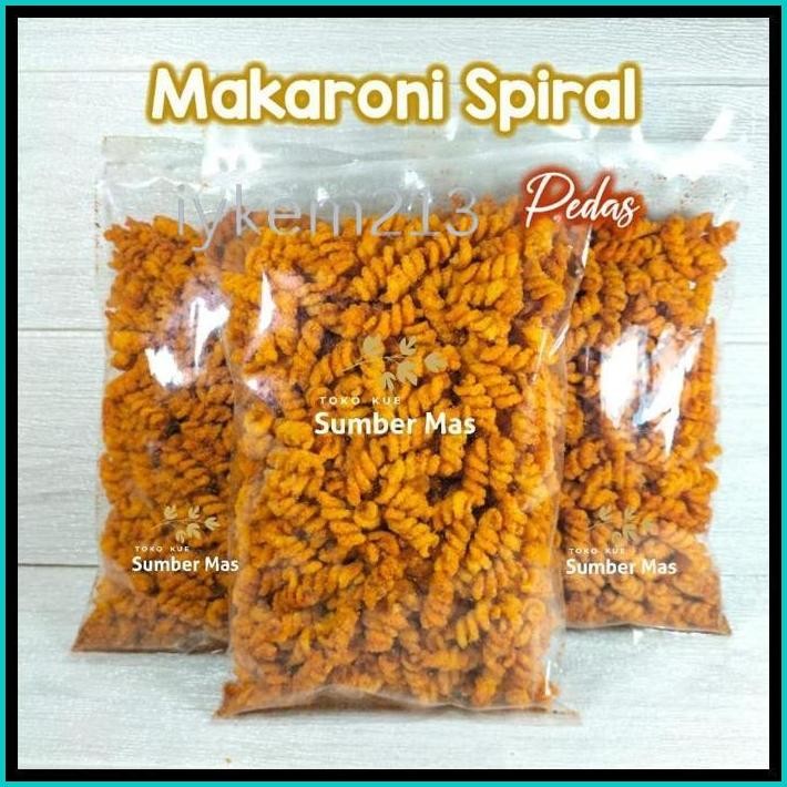 

MAKARONI SPIRAL PEDES 250GR / MAKARONI ULIR / MACARONI SPIRAL / MAKARONI KILOAN