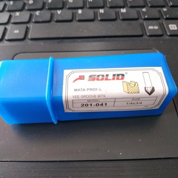 Solid mata router Vee Groove ACP mata trimmer murah