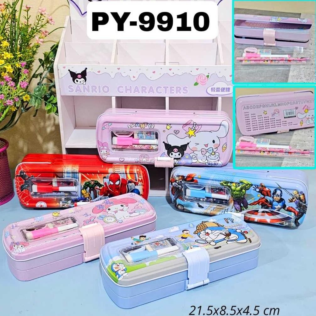 

KOTAK PENSIL KALENG ADA ISI/PENCIL CASE RANTANG