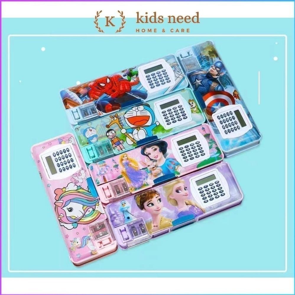 

KOTAK PENSIL MAGNET KALKULATOR / TEMPAT PENSIL KARAKTER CALCULATOR/PENSIL BOX LUCU
