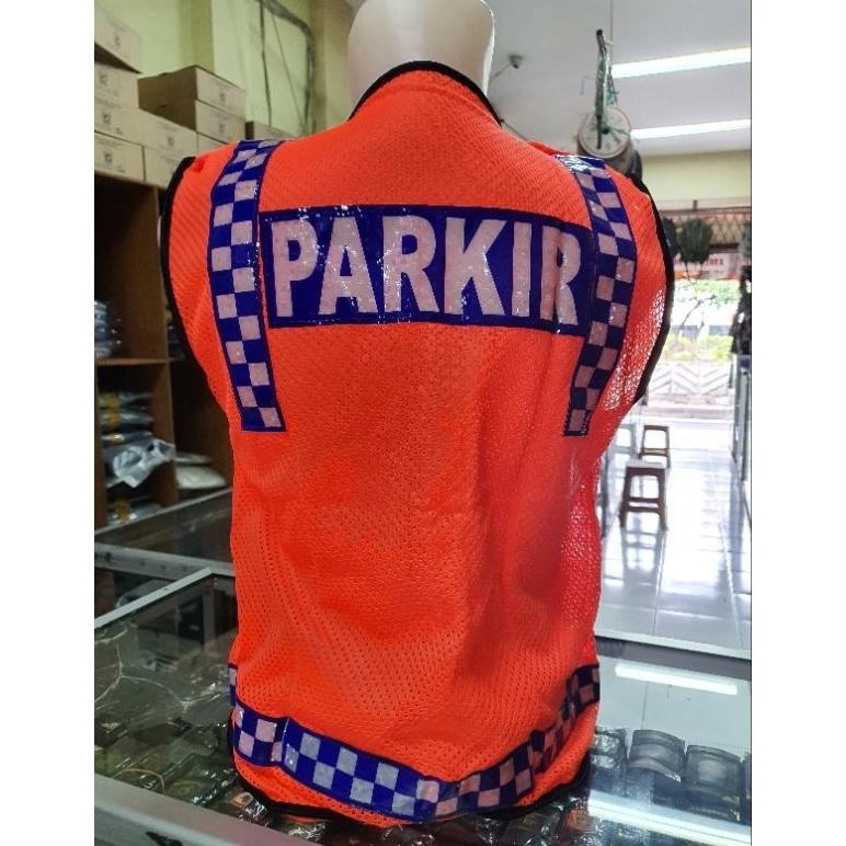 Rompi Jaring Tukang Parkir | Rompi Jaring Parkir Orange | Rompi Parkir Jaring Dishub Parkir