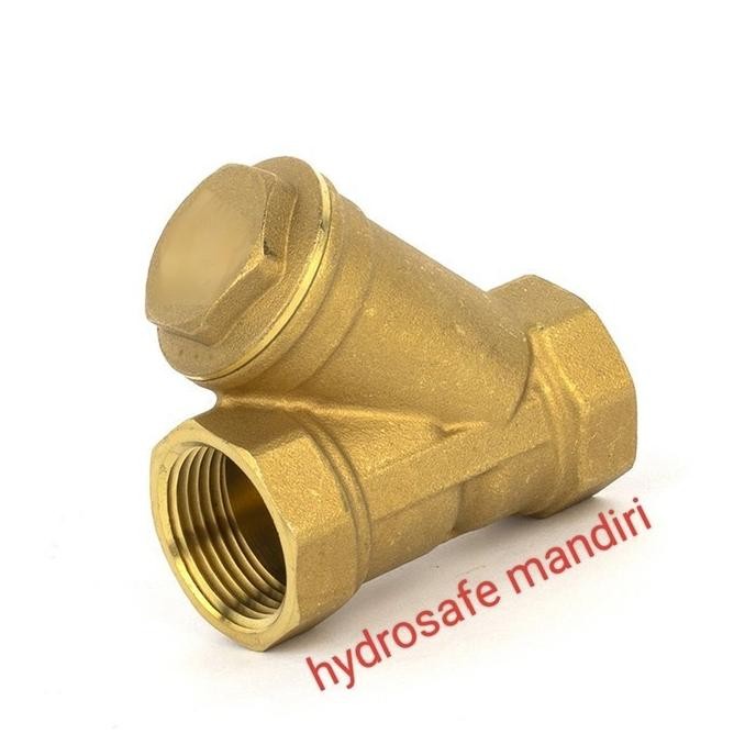 2" Inch Y Strainer Kuningan / Saringan Filter Air Drat 2" Inch Co