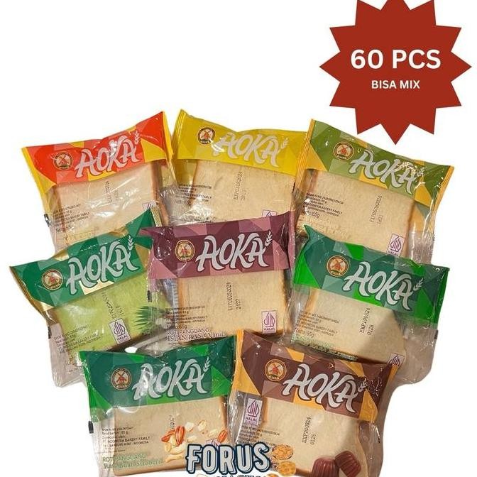 

Sale Aoka Roti Panggang 1 Dus Isi 60 Pcs Lebih Hemat! Sandwich Viral Tersedia Semua Varian Rasa