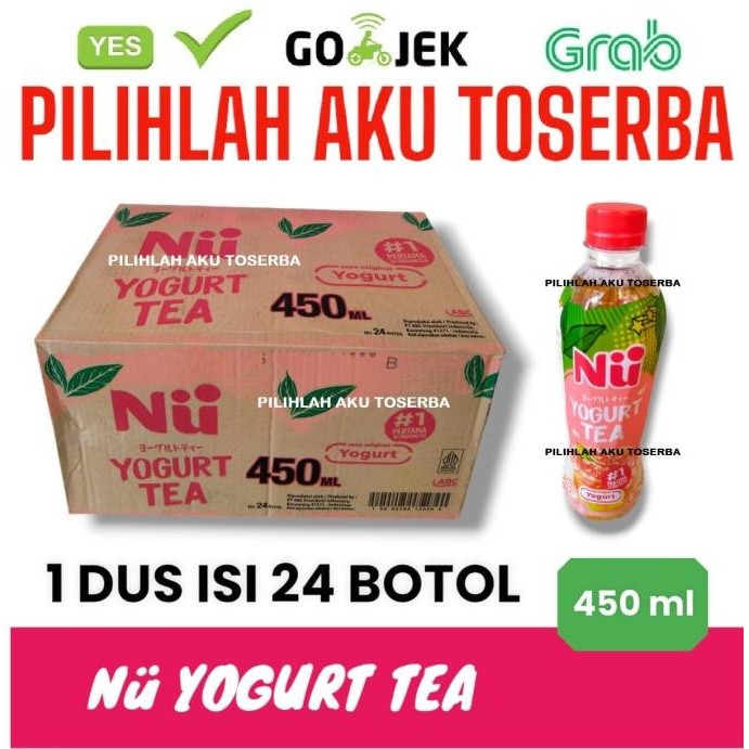 

Murah Nu Yogurt Tea 450 Ml - ( Harga 1 Dus Isi 24 Botol )