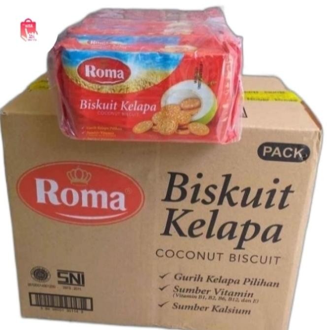 Sale Roma Biskuit Kelapa 300 Gram (1 Dus/28 Pcs)