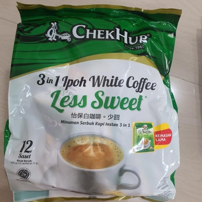 

Promo Check Hup White Coffee 3In1 Less Sugar Checkhup