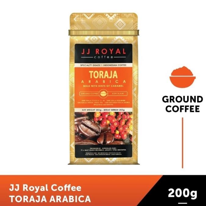 

Sale Jj Royal Coffee Toraja Arabica Ground/Bubuk Bag 200Gr