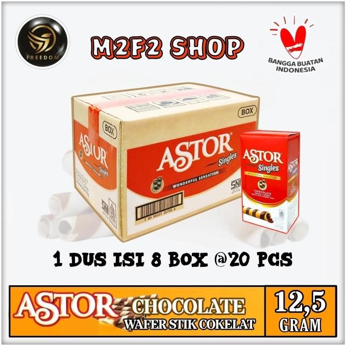 

Murah Astor Singles Wonderful Sensation Wafer Stick Cokelat - 14 Gr (Karton)