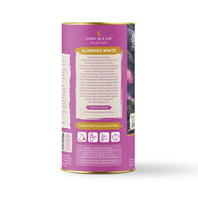 

Sale Artisan Tea | Glorious White Tea | Canister| Teh Premium | White Tea